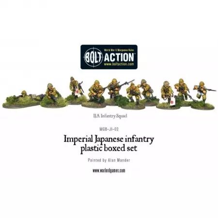Imperial Japanese Infantry Plastic Boxed Set - Infanterie japonaise impériale - Bolt Action - Warlord Games