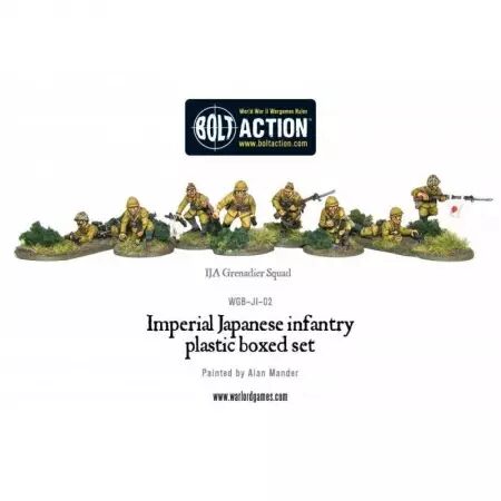 Imperial Japanese Infantry Plastic Boxed Set - Infanterie japonaise impériale - Bolt Action - Warlord Games