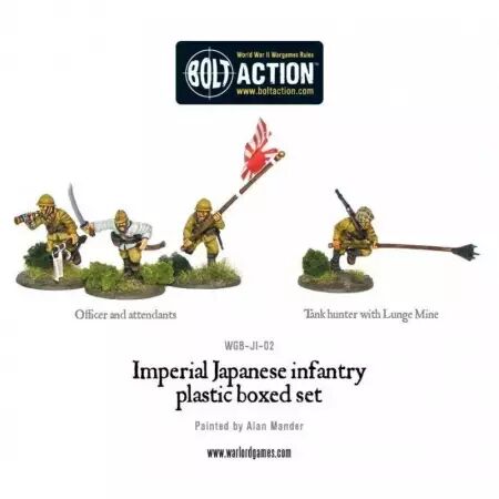 Imperial Japanese Infantry Plastic Boxed Set - Infanterie japonaise impériale - Bolt Action - Warlord Games