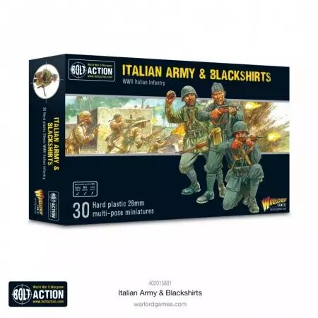 Italian Army & Blackshirts - Infanterie italienne et Chemises noires - Bolt Action - Warlord Games