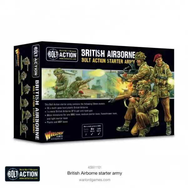 British Airborne Starter Army - Arm�e a�roport�e britannique - Bolt Action - Warlord Games
