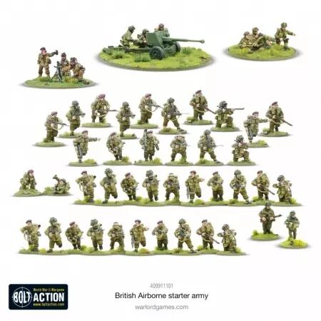 British Airborne Starter Army - Armée aéroportée britannique - Bolt Action - Warlord Games
