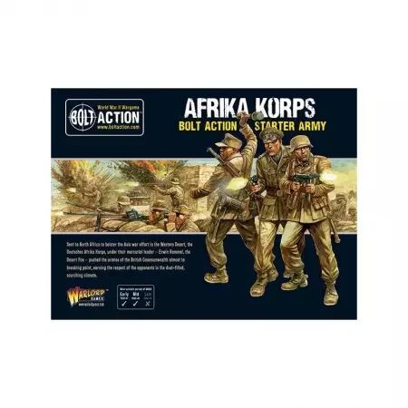 Afrika Korps Starter Army - Armée allemande du désert - Bolt Action - Warlord Games