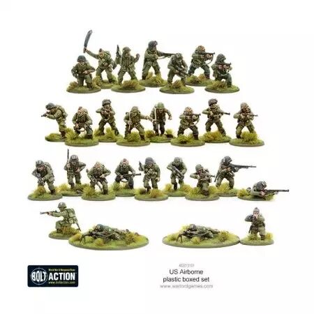 US Airborne Parachute Infantry - Infanterie aéroportée américaine - Bolt Action - Warlord Games