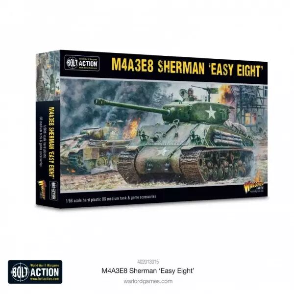 M4A3E8 Sherman Easy Eight - Char moyen am�ricain - Bolt Action - Warlord Games