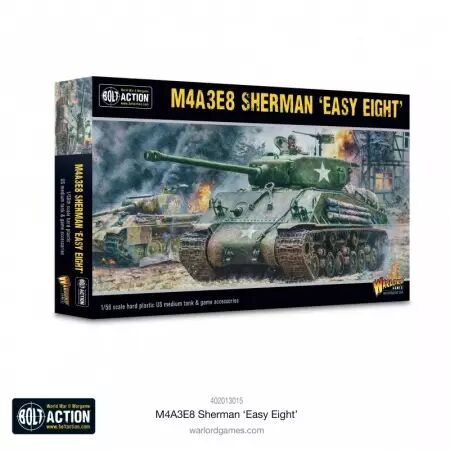 M4A3E8 Sherman Easy Eight - Char moyen américain - Bolt Action - Warlord Games