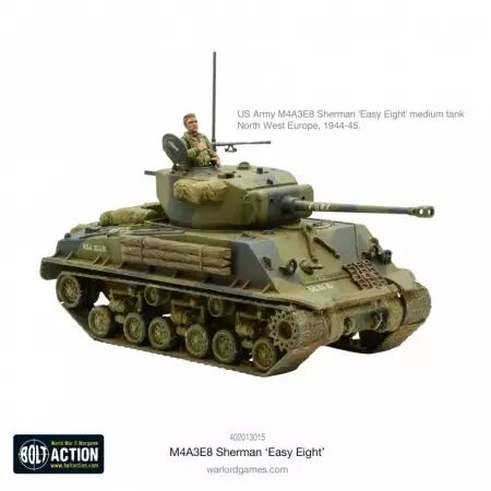 M4A3E8 Sherman Easy Eight - Char moyen américain - Bolt Action - Warlord Games