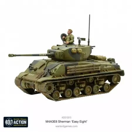 M4A3E8 Sherman Easy Eight - Char moyen américain - Bolt Action - Warlord Games