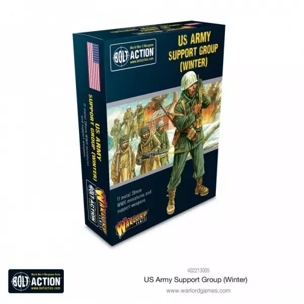 US Army Winter Support Group - Groupe de soutien hivernal de l'arm�e am�ricaine - Bolt Action - Warlord Games