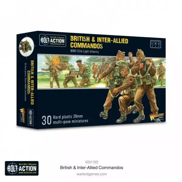 British Inter-Allied Commandos - Commandos interalli�s britanniques - Bolt Action - Warlord Games