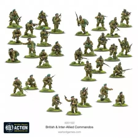 British Inter-Allied Commandos - Commandos interalliés britanniques - Bolt Action - Warlord Games