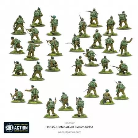 British Inter-Allied Commandos - Commandos interalliés britanniques - Bolt Action - Warlord Games