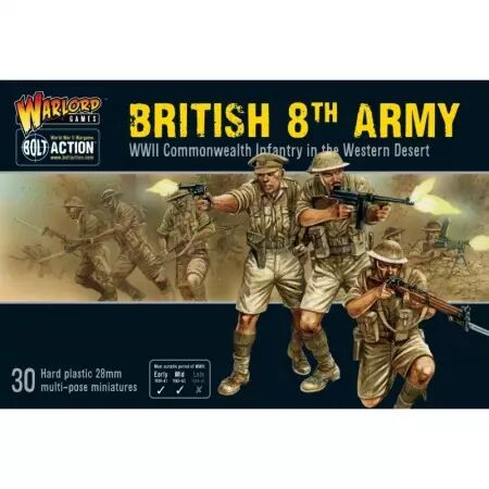 8th Army - Armée britannique en Afrique du Nord - Bolt Action - Warlord Games