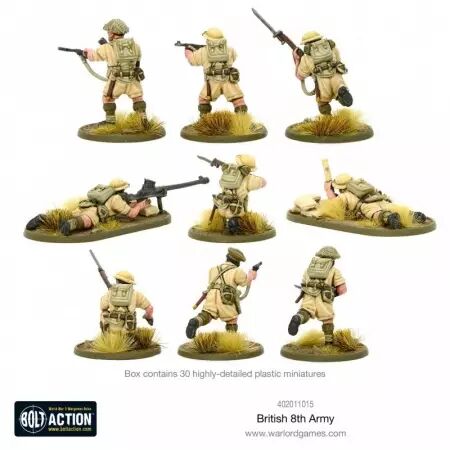 8th Army - Armée britannique en Afrique du Nord - Bolt Action - Warlord Games