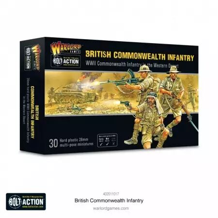 British Commonwealth Infantry - Infanterie du Commonwealth britannique - Bolt Action - Warlord Games