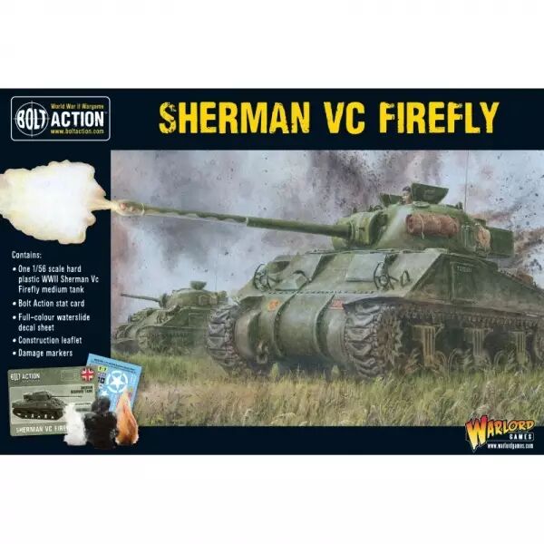 Sherman Firefly Vc - Char moyen britannique - Bolt Action - Warlord Games
