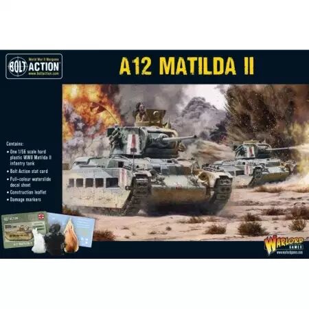 A12 Matilda II Infantry Tank - Char d'infanterie britannique - Bolt Action - Warlord Games