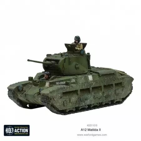 A12 Matilda II Infantry Tank - Char d'infanterie britannique - Bolt Action - Warlord Games
