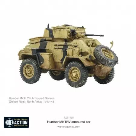 Humber MK II/IV Armoured Car - Voiture blindée britannique et du Commonwealth - Bolt Action - Warlord Games