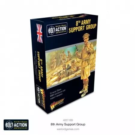 8th Army Support Group - Groupe de soutien britannique - Bolt Action - Warlord Games