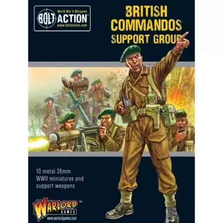 Commandos Support Group - Groupe de soutien des commandos britanniques - Bolt Action - Warlord Games