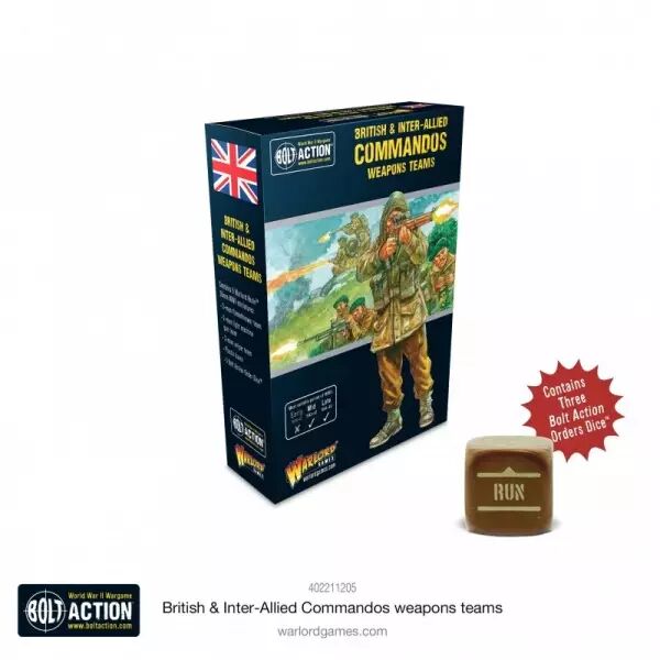 British & Inter-Allied Commandos Weapons Teams - �quipes d'armes des commandos - Bolt Action - Warlord Games
