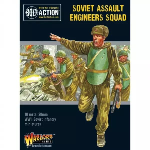Soviet Assault Engineers Squad - Groupe d'ing�nieurs d'assaut sovi�tiques - Bolt Action - Warlord Games