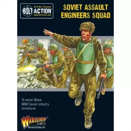 Soviet Assault Engineers Squad - Groupe d'ingénieurs d'assaut soviétiques - Bolt Action - Warlord Games