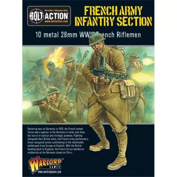 French Army Infantry Section - Section d'infanterie fran�aise - Bolt Action - Warlord Games