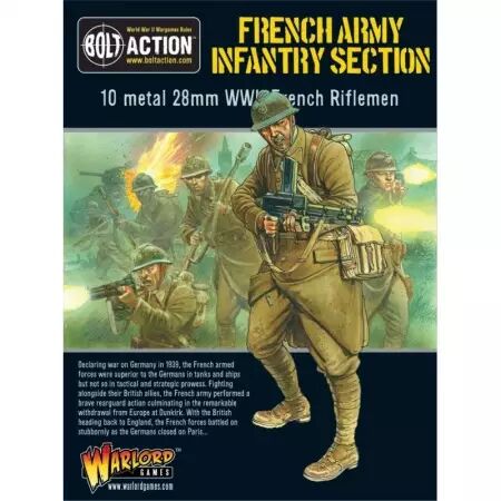 French Army Infantry Section - Section d'infanterie française - Bolt Action - Warlord Games