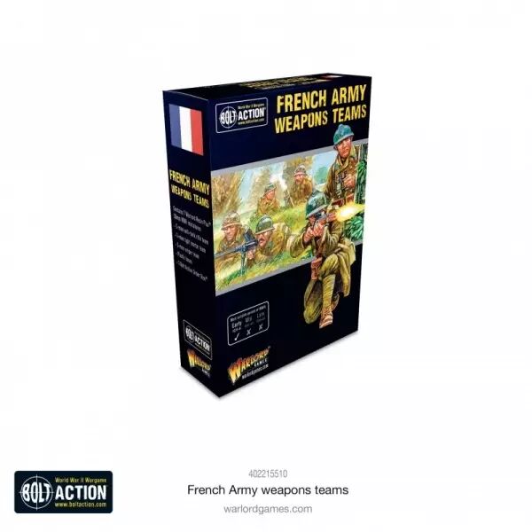 French Army Weapons Teams - �quipes d'armes de l'arm�e fran�aise - Bolt Action - Warlord Games