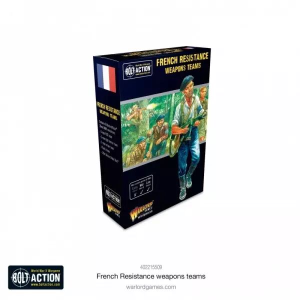 French Resistance Weapons Teams - �quipes d'armes de la R�sistance fran�aise - Bolt Action - Warlord Games