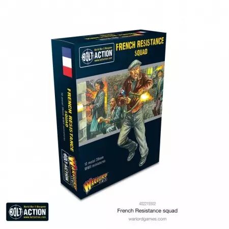 French Resistance Squad - Groupe de résistance française - Bolt Action - Warlord Games