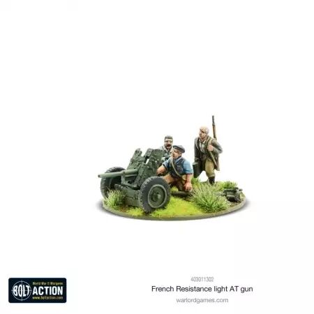 French Resistance Light Anti-Tank Gun - Canon antichar léger de la Résistance française - Bolt Action - Warlord Games