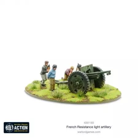 French Resistance Light Artillery - Artillerie légère de la Résistance française - Bolt Action - Warlord Games