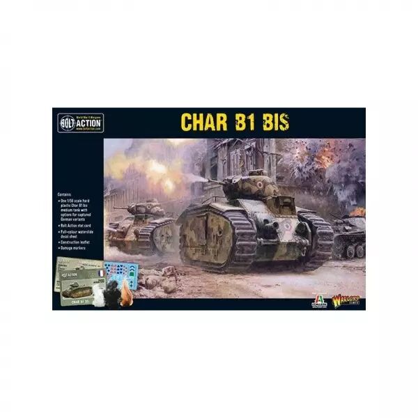 Char B1 Bis - Char lourd fran�ais - Bolt Action - Warlord Games