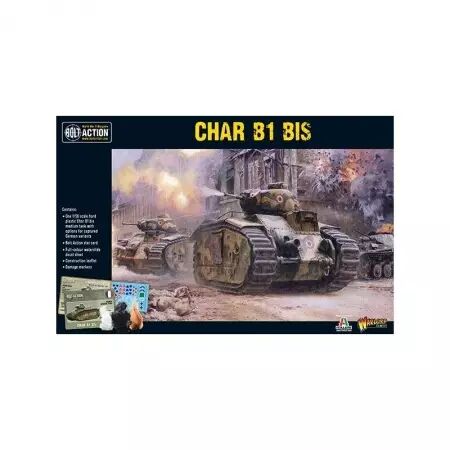 Char B1 Bis - Char lourd français - Bolt Action - Warlord Games