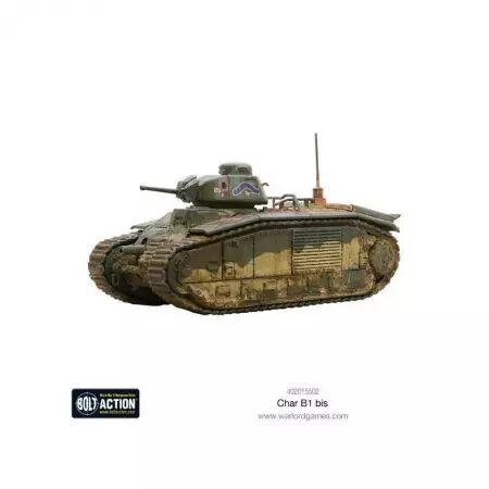 Char B1 Bis - Char lourd français - Bolt Action - Warlord Games