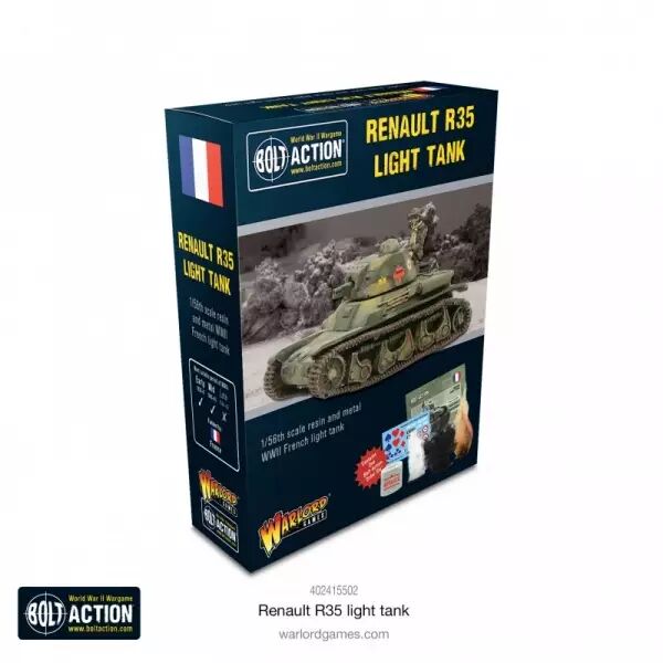 Renault R35 - Char l�ger fran�ais - Bolt Action - Warlord Games