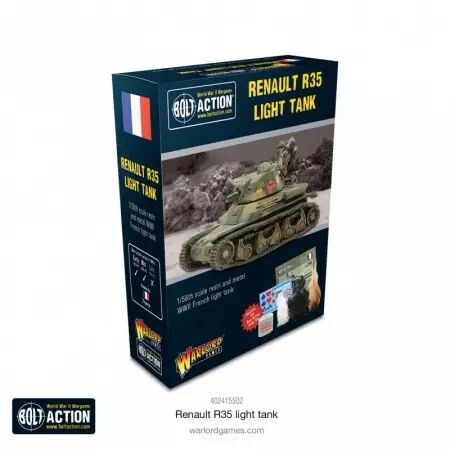 Renault R35 - Char léger français - Bolt Action - Warlord Games