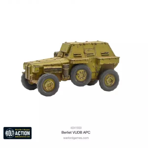 Berliet VUDB Armoured Personnel Carrier - Transport de troupes blind� fran�ais - Bolt Action - Warlord Games