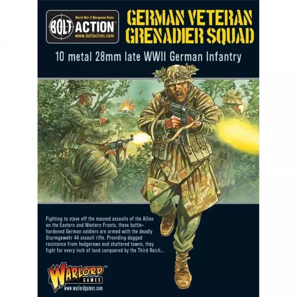 Veteran Grenadiers Squad - Escouade de grenadiers v�t�rans allemands - Bolt Action - Warlord Games