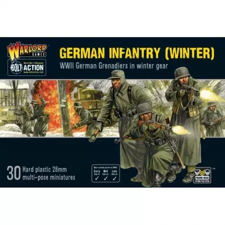 Germans Infantry Winter - Infanterie allemande hivernale - Bolt Action - Warlord Games
