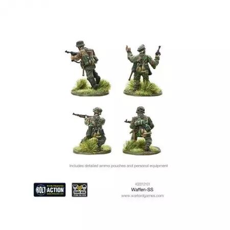 Waffen SS - Escouade d'infanterie d'élite allemande - Bolt Action - Warlord Games