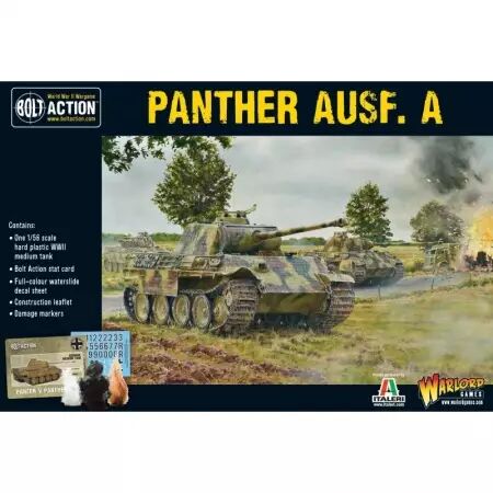 Panther Ausf A - Char moyen allemand - Bolt Action - Warlord Games