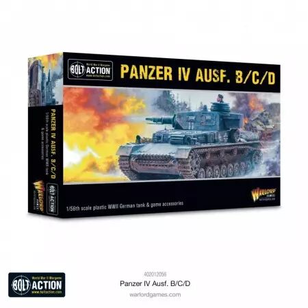 Panzer IV Ausf B, C et D - Char moyen allemand - Bolt Action - Warlord Games