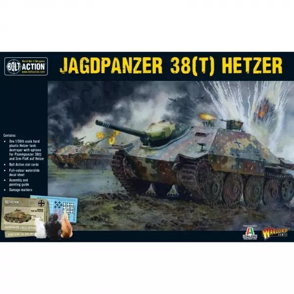 Jagdpanzer Hetzer - Chasseur de chars l�ger allemand - Bolt Action - Warlord Games