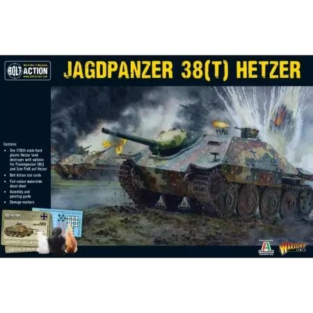 Jagdpanzer Hetzer - Chasseur de chars léger allemand - Bolt Action - Warlord Games