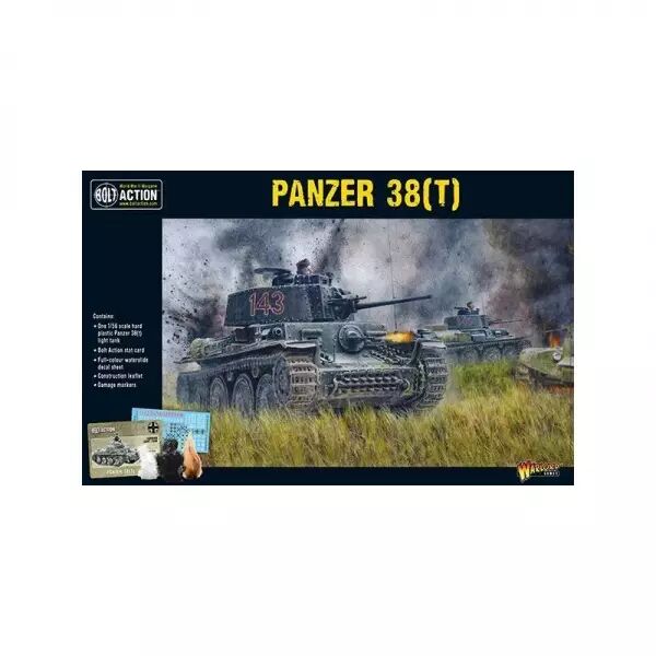 Panzer 38(t) - Char l�ger allemand - Bolt Action - Warlord Games