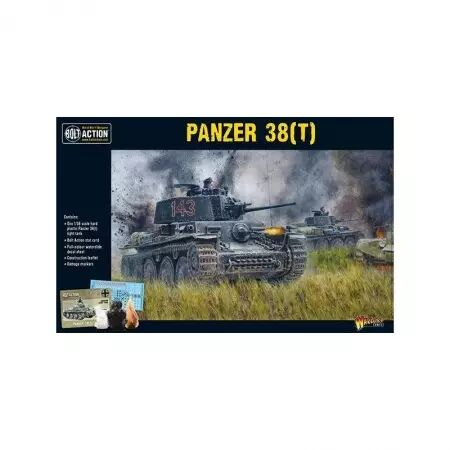 Panzer 38(t) - Char léger allemand - Bolt Action - Warlord Games